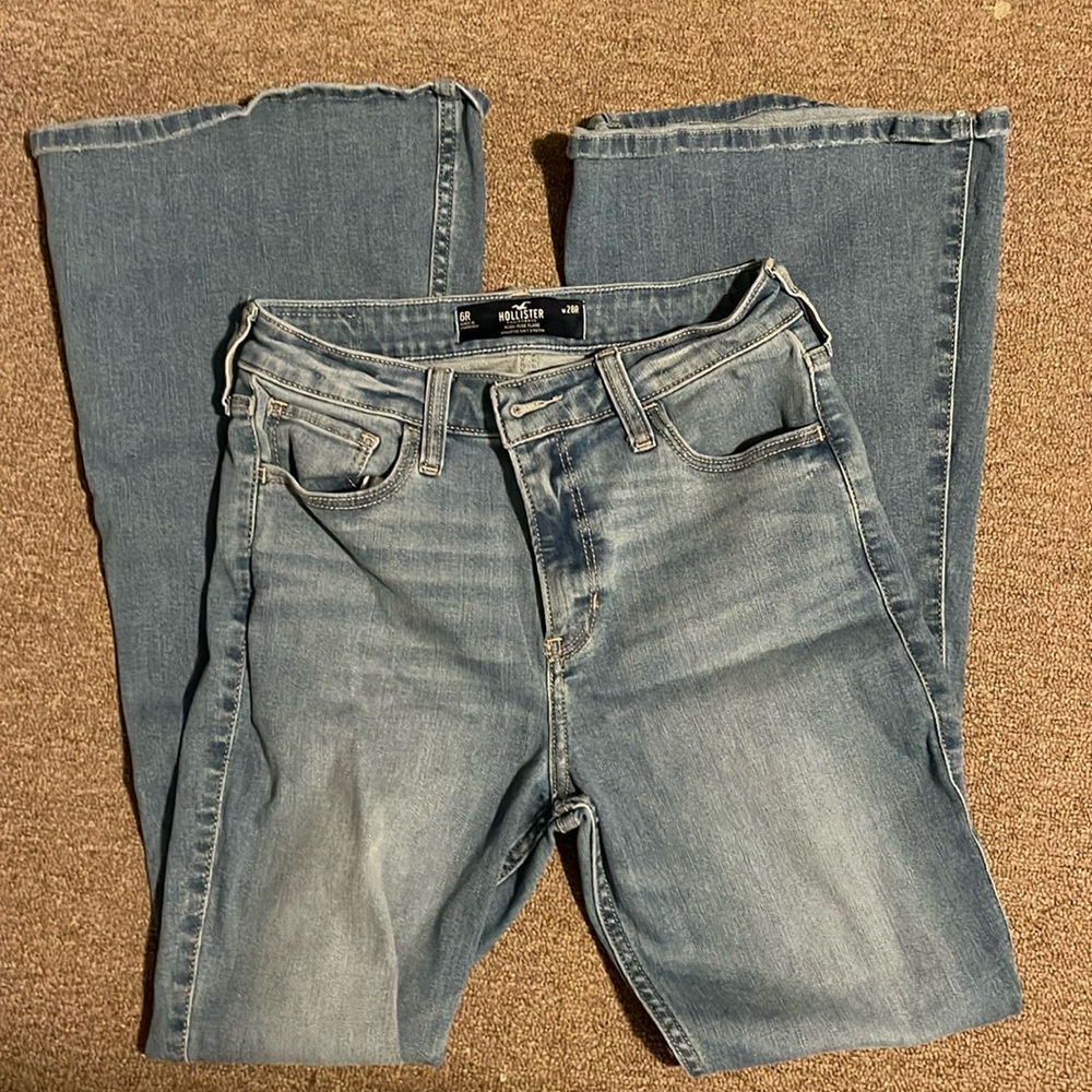 Hollister High Rise Flare Jeans
